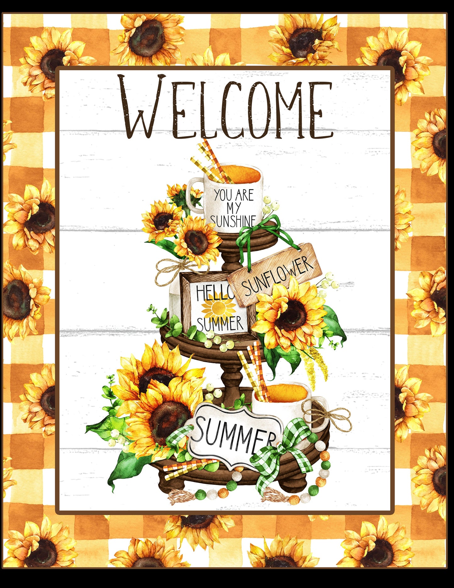 Sunflower Garden Flag
