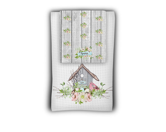 Birdhouse Towel Set