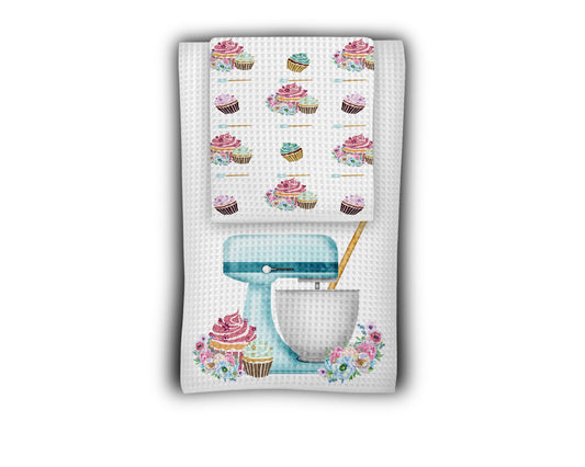 Cupcake Towel Set