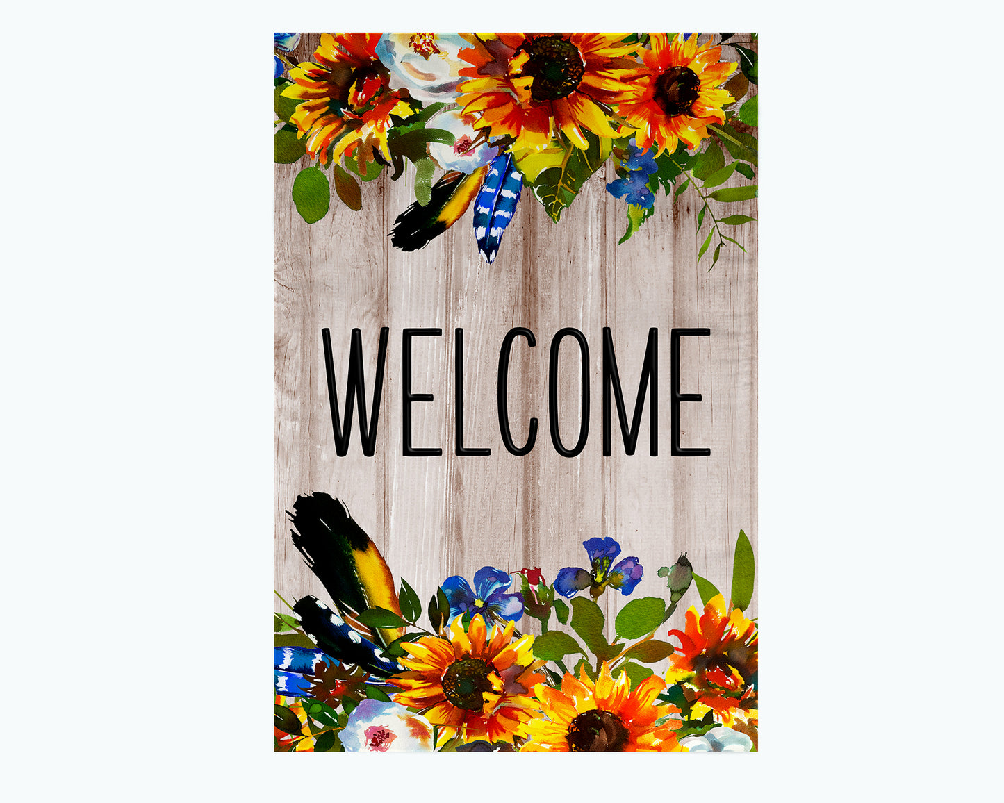 Sunflower Welcome Flag
