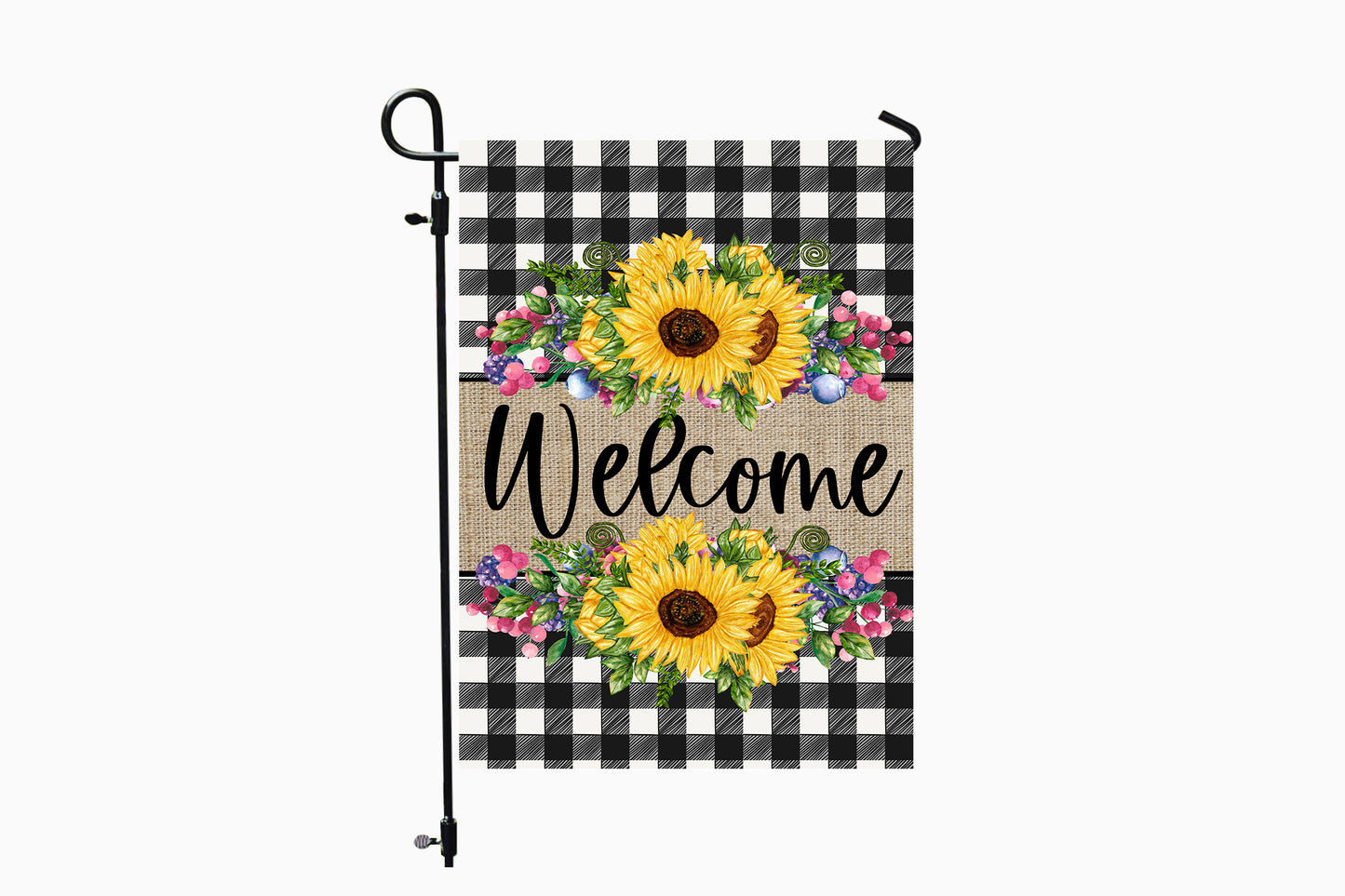 Sunflower Welcome Flag