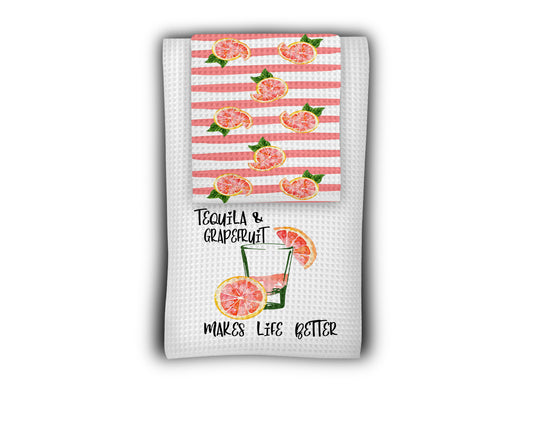 Tequila Grapefruit Towel Set