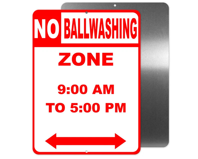 No Ballwashing Zone