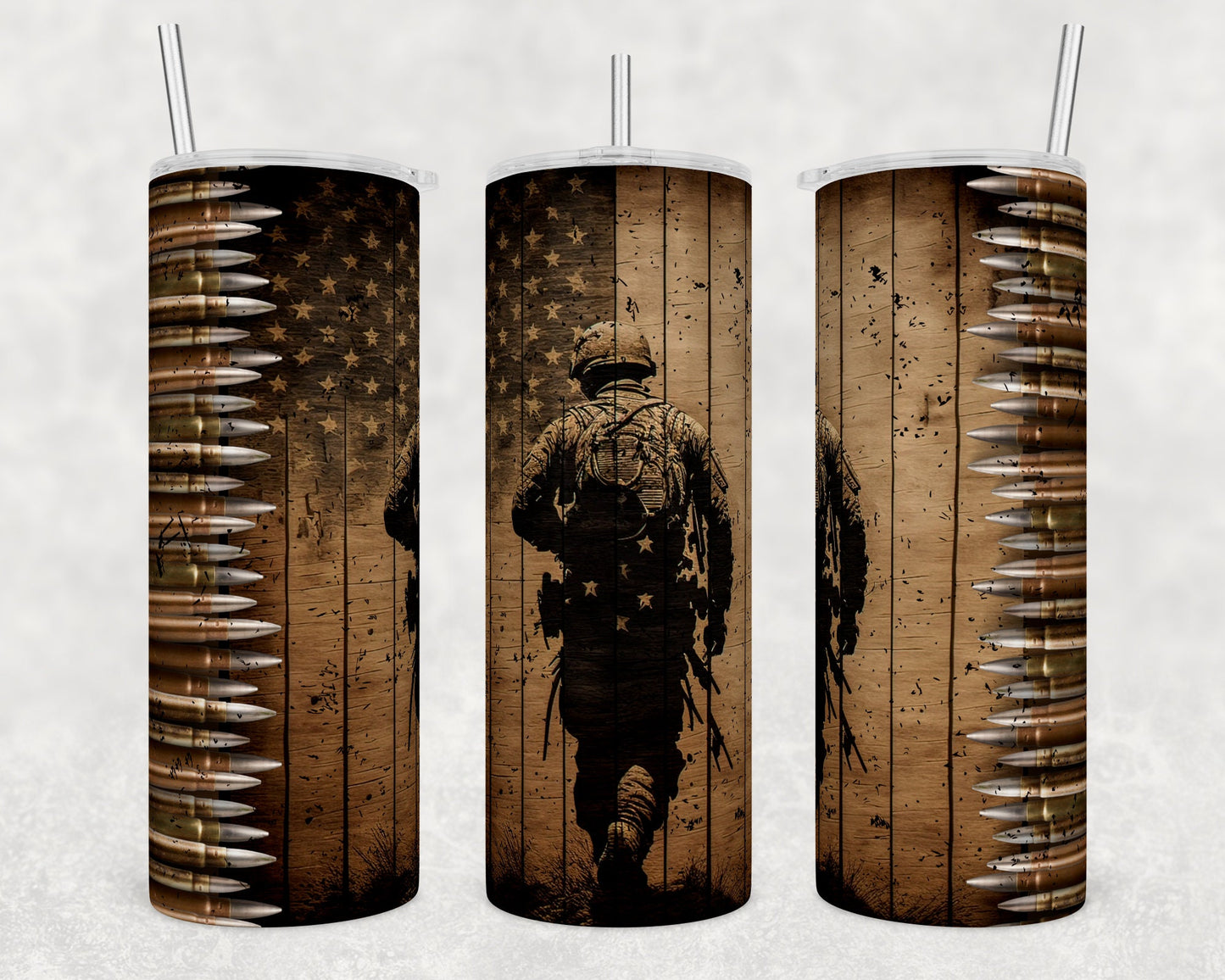 Military Bullets Tumbler