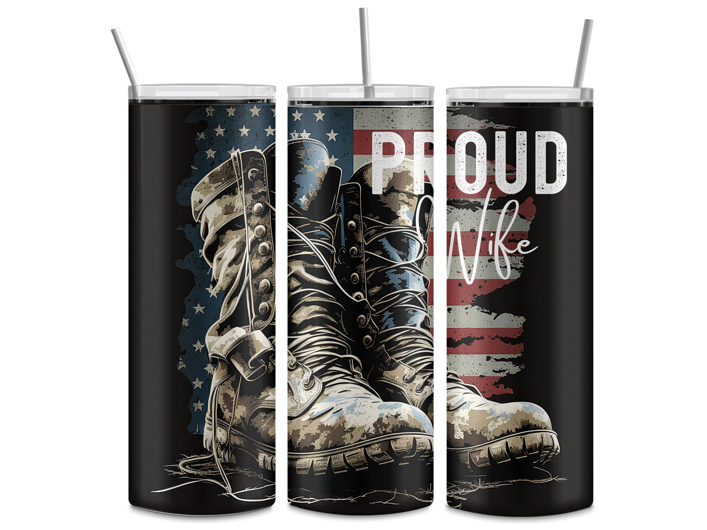 Proud Army Wife Tumbler
