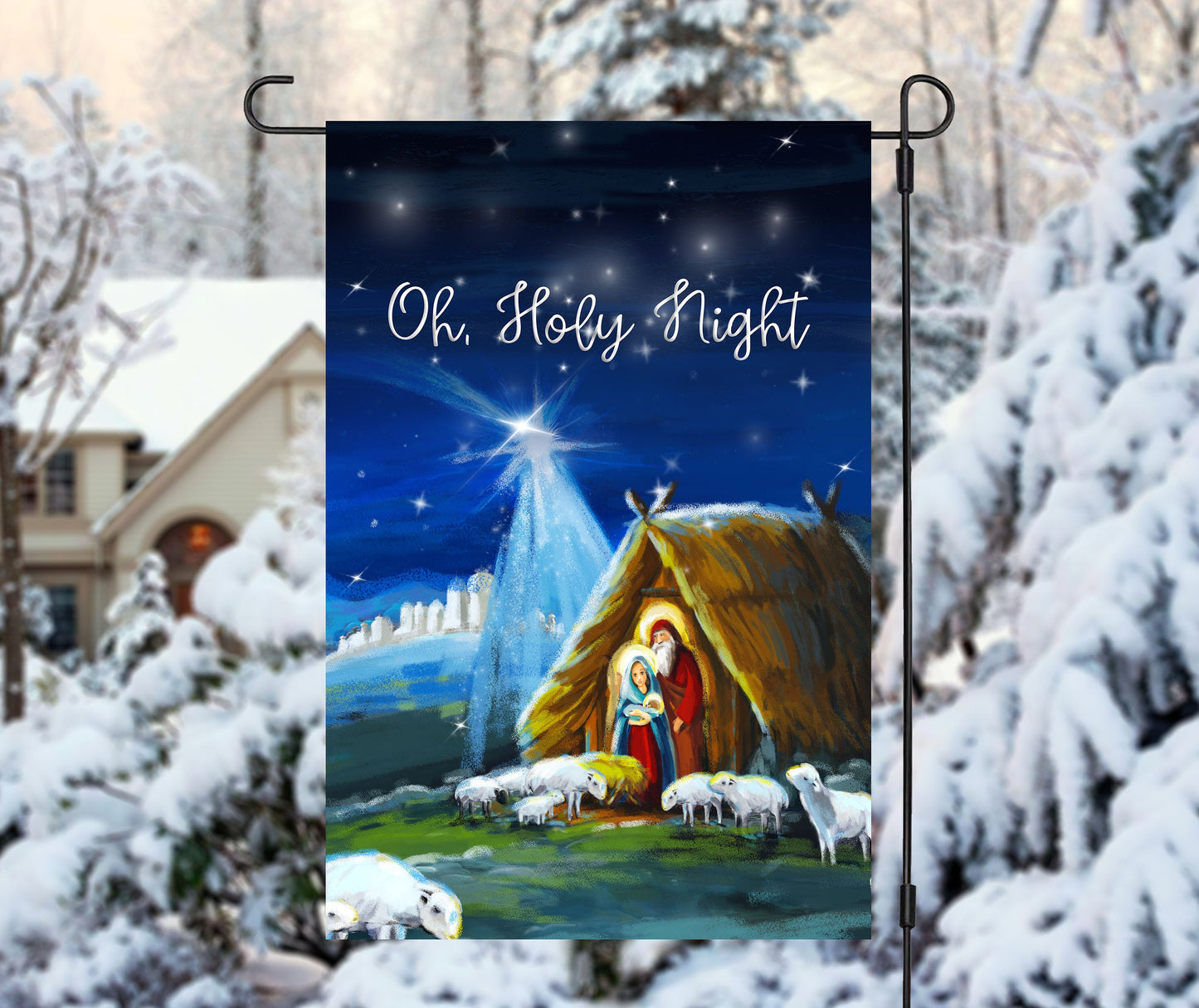 Oh Holy Night Flag