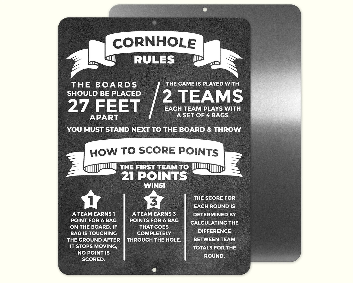 Cornhole Sign 12x18