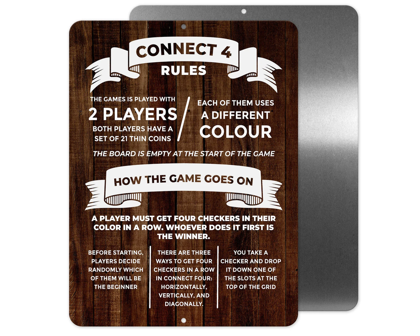 Connect 4 Sign 12x18