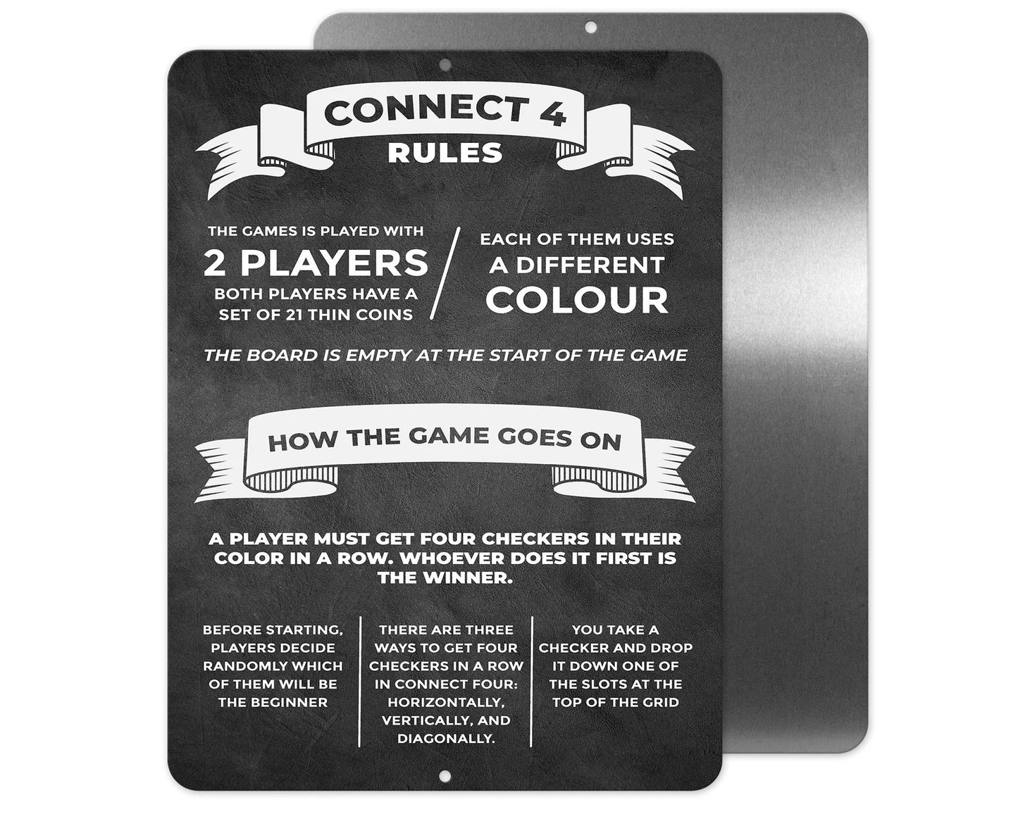 Connect 4 Sign 12x18