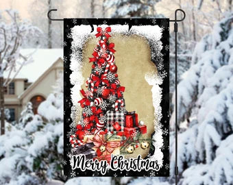 Merry Christmas Garden Flag
